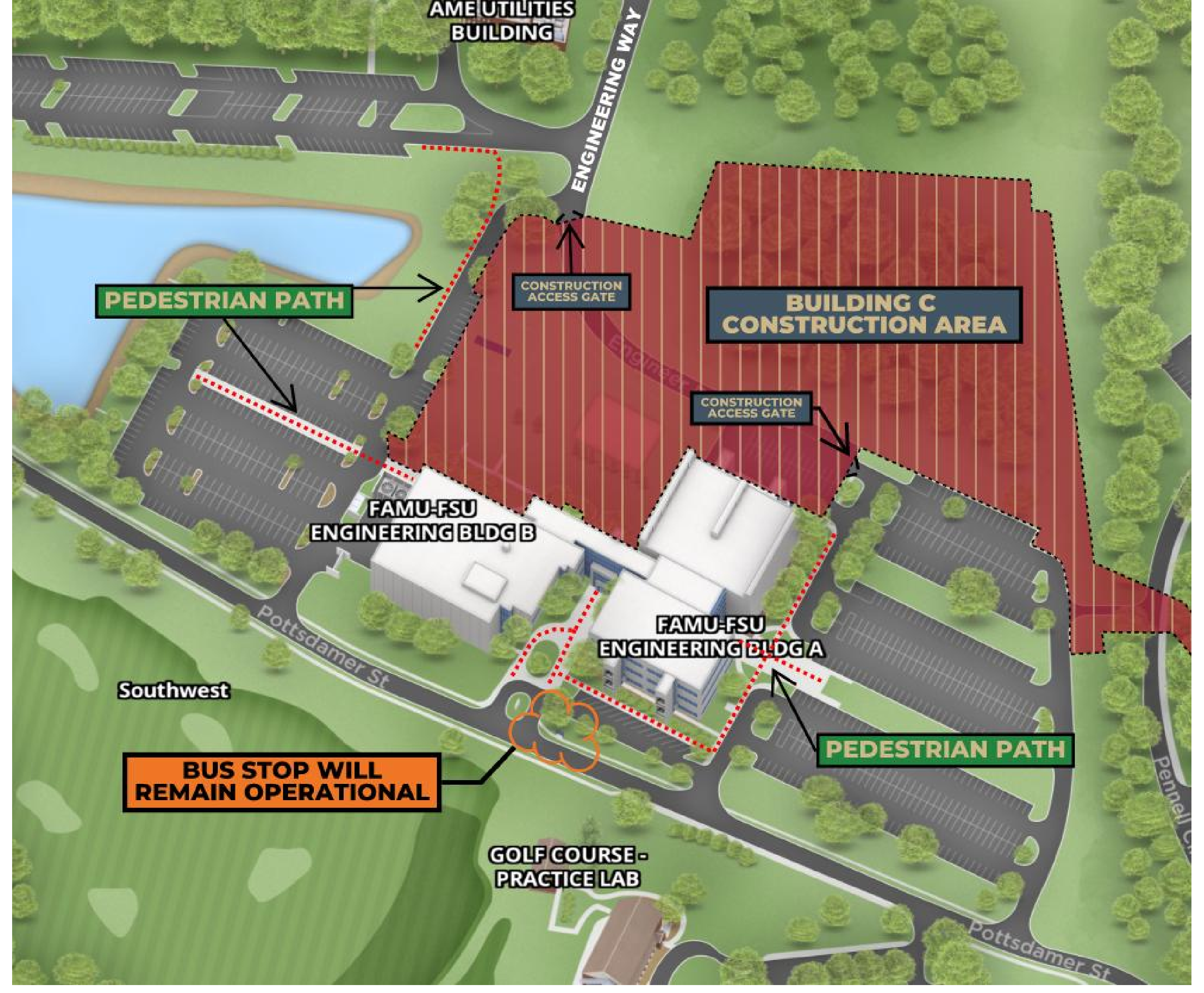 FAMU-FSU College of Engineering - Engineering Way Closure