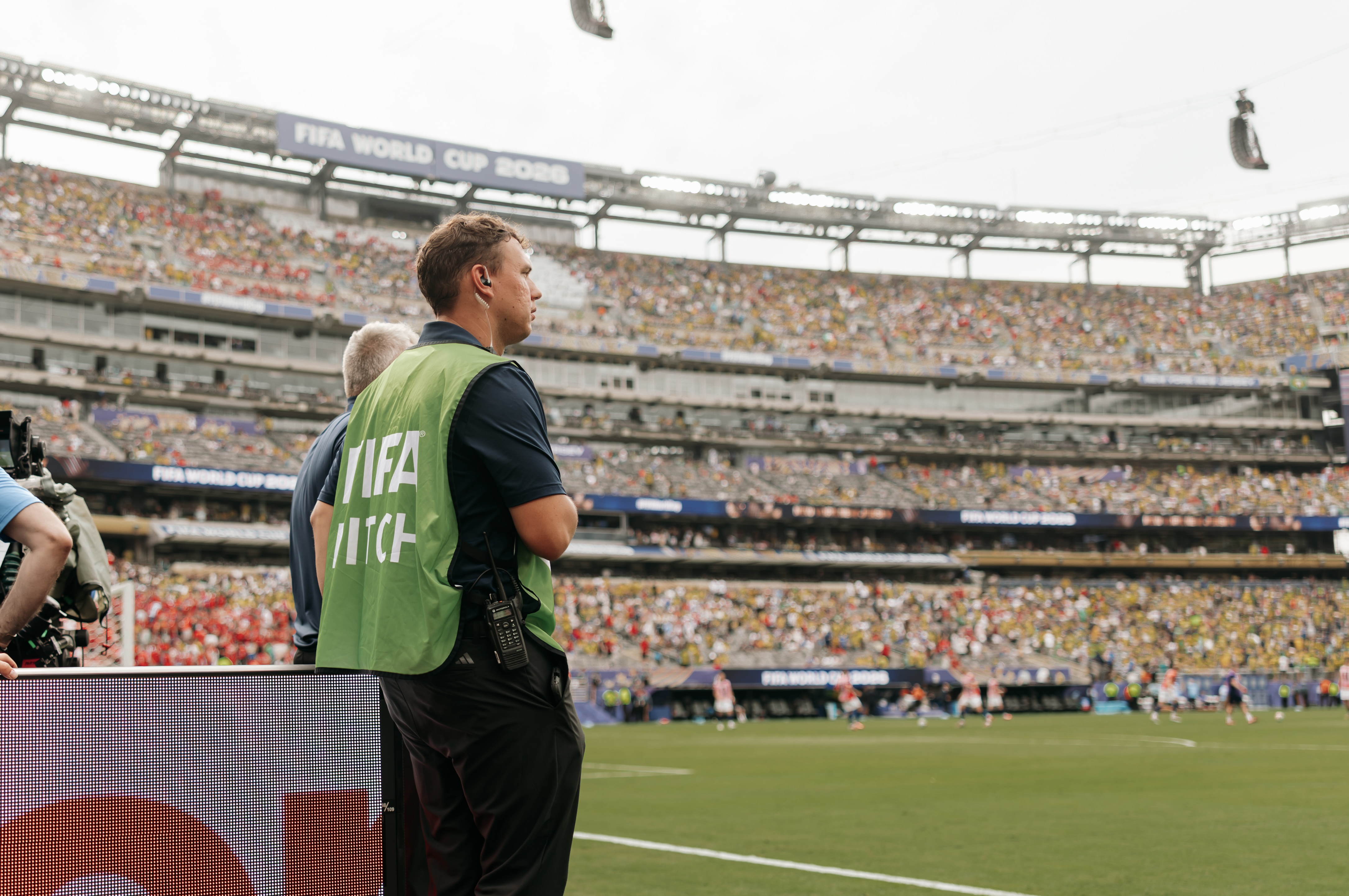 Tyler during his time as Head Sports Field Manager at MetLife Stadium 