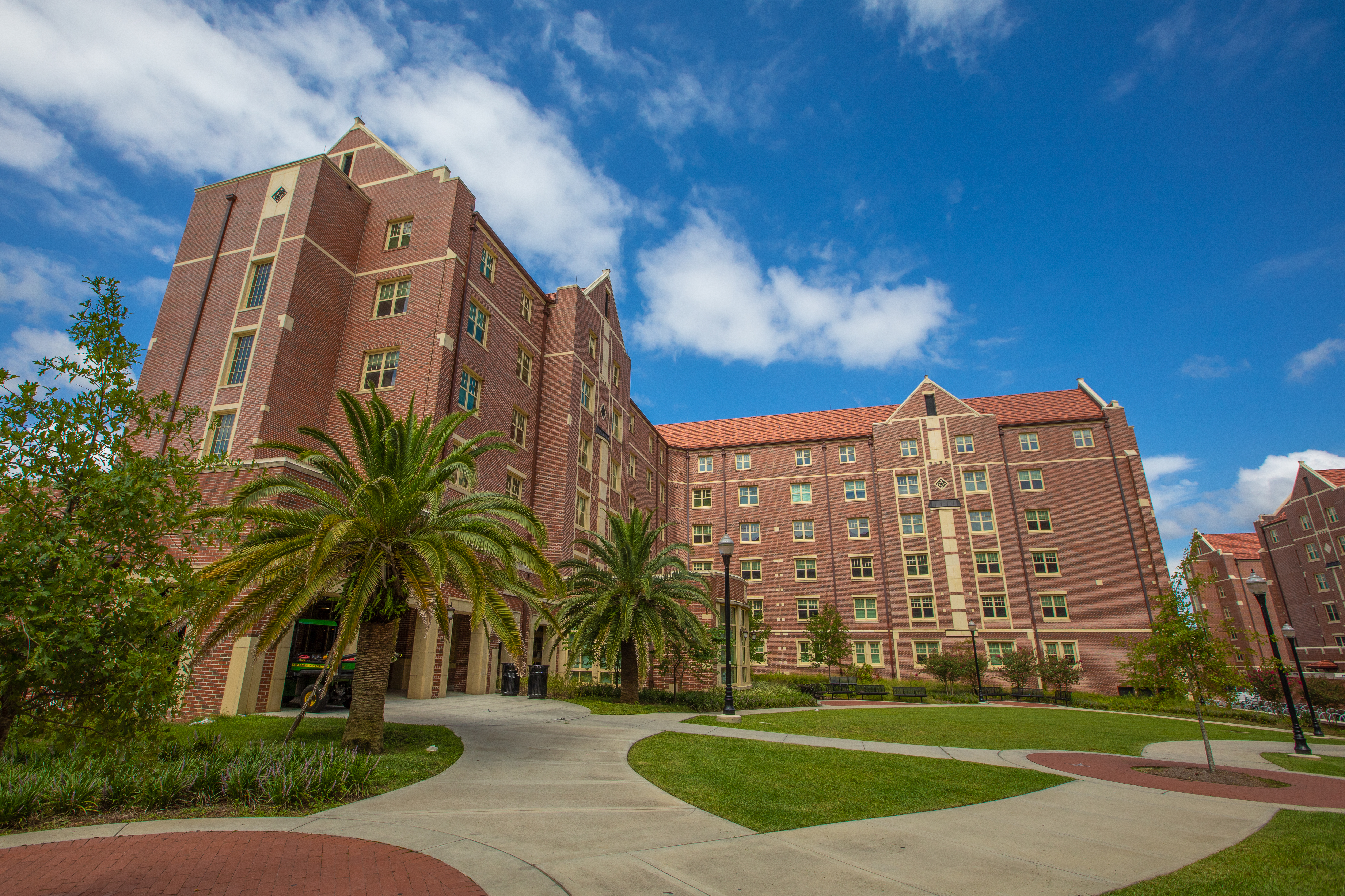 Azalea Hall was built in 2017 on the site of the former Deviney and Dorman Halls.