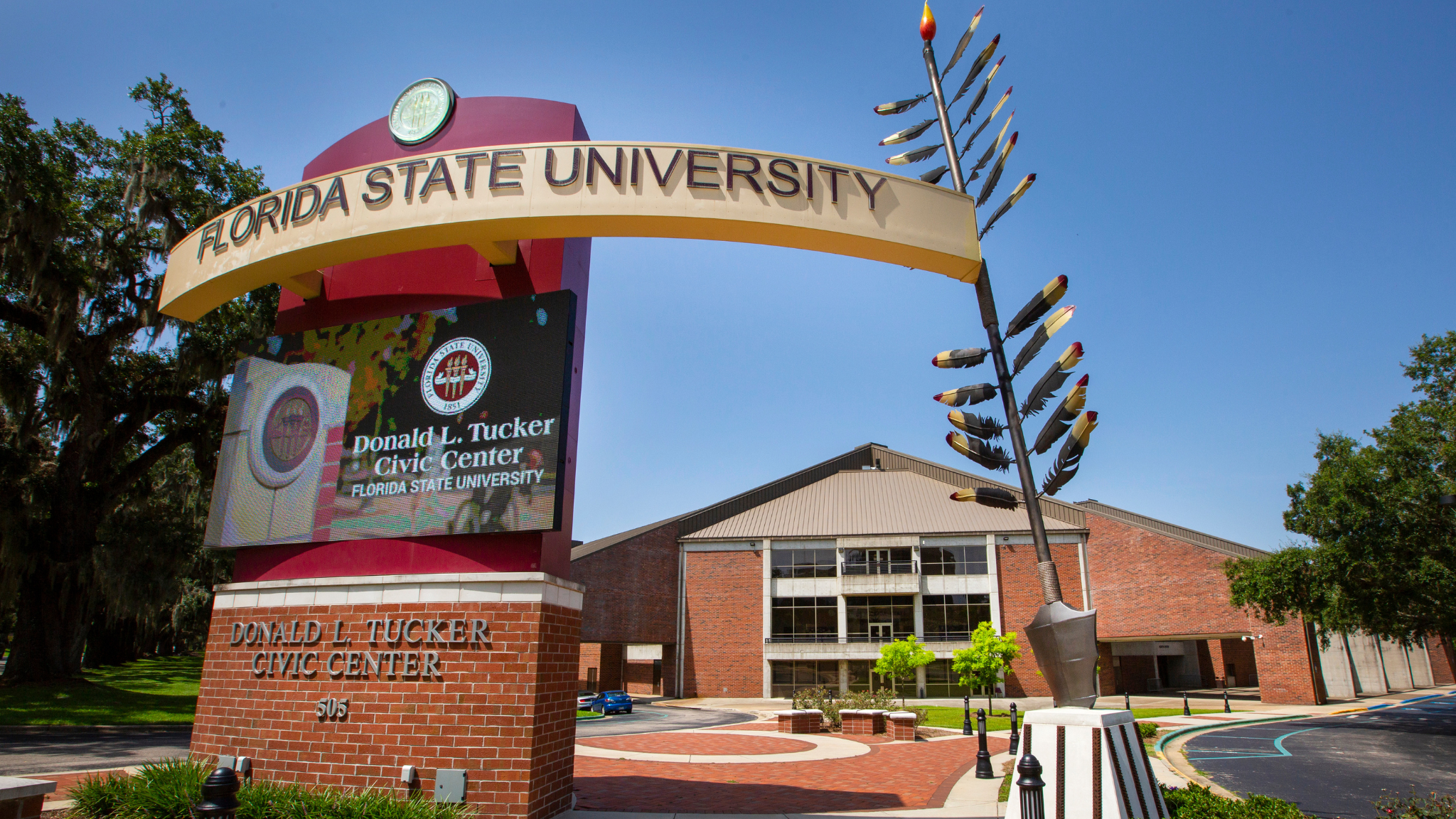 Civic Center Sign