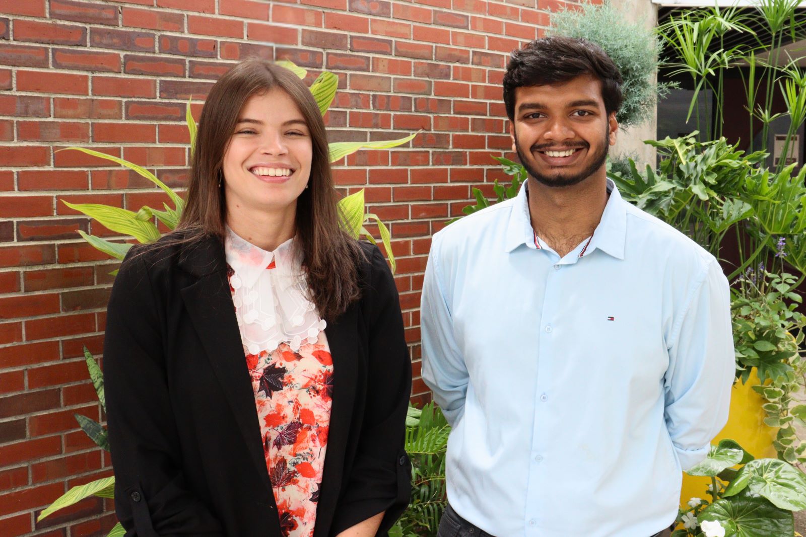 BAS Specialist Marcela Castano and Intern Kiran Muppana